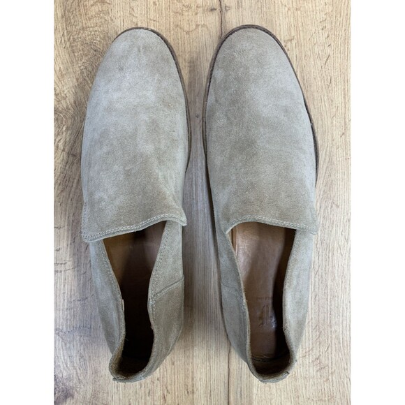 Frye Men\'s Chris Venetian Loafers Ash Waxed Suede Slip On Comfort Shoes Size 12D main image 6